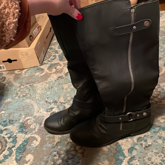 Rampage - Iverlee black smooth boots size 10 - Picture 2 of 3